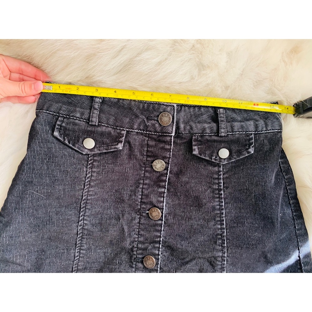 BDG SADIE denim skirt with button- front small - Picture 5 of 11